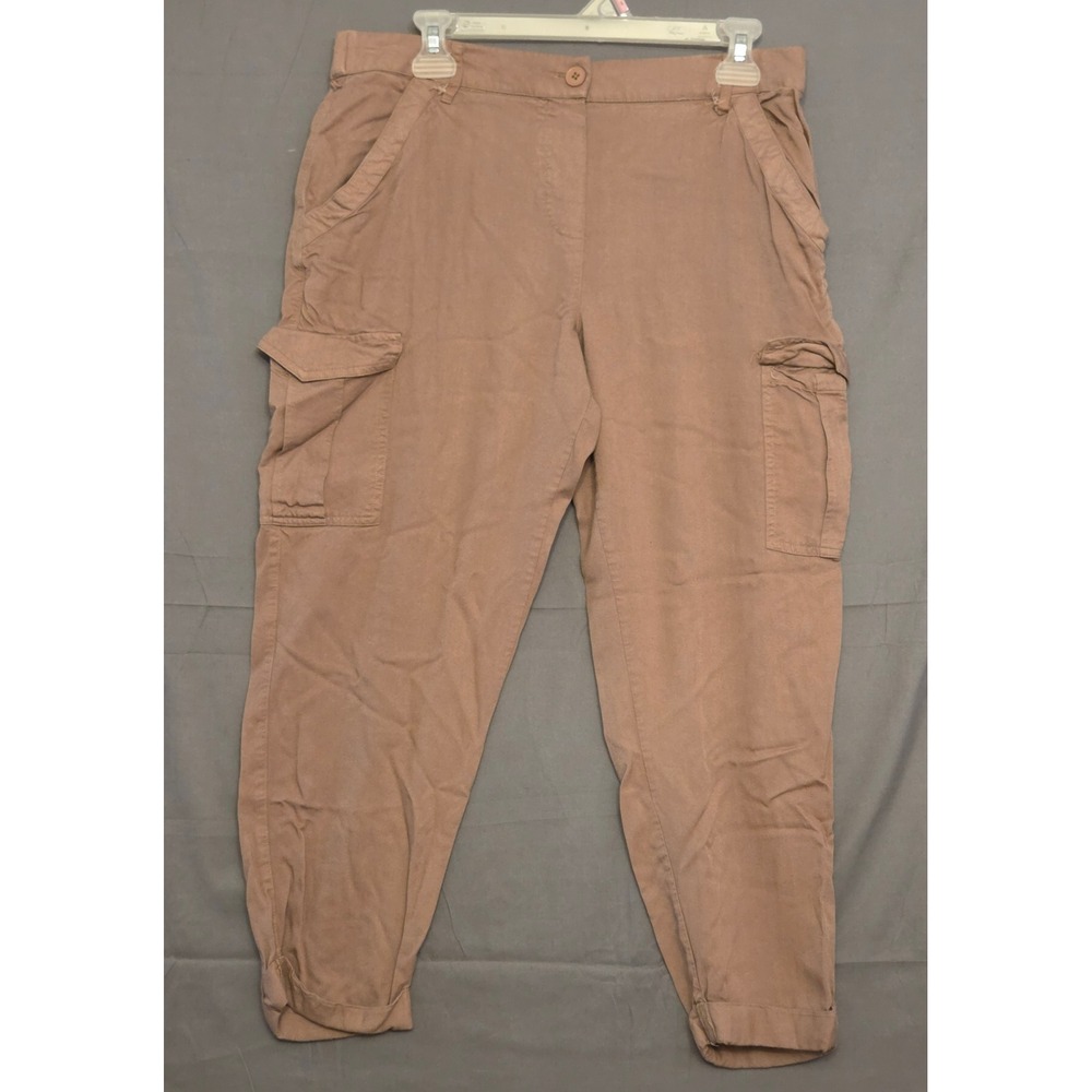 Soho New York & Company Cargo Pants Women's Size Large Brown